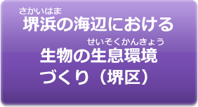 堺浜の海辺における生息環境づくり（堺区）